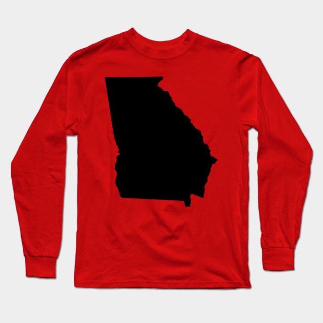 Georgia state of mind Long Sleeve T-Shirt by MonkeyLogick